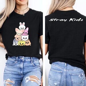 Cute Stray Kids Members Chibi T-shirt, Stray Kids Shirt, Music Lover T-shirt